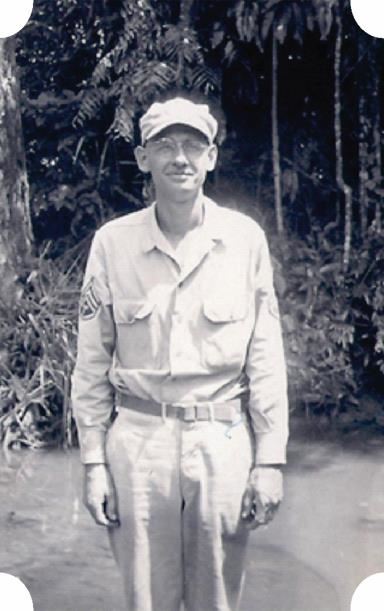 Bud enlisted during 1943 during World War II